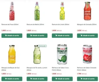refrescos asiáticos