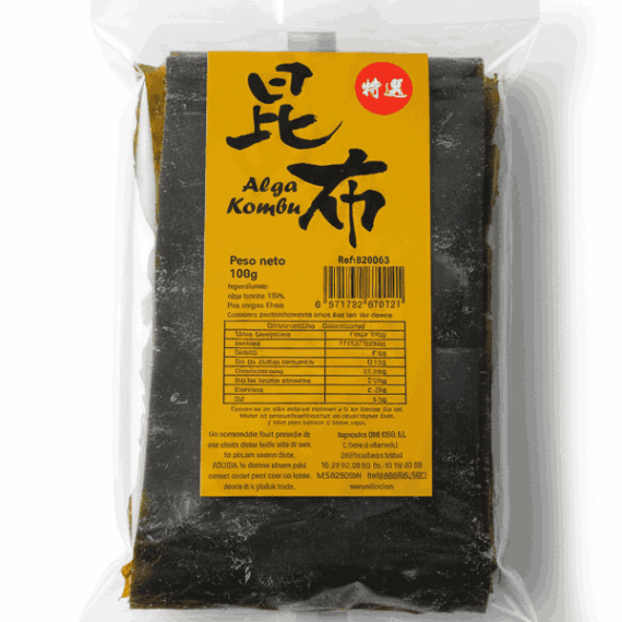 Alga Kombu 100g Vista Frontal