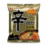 Ramen picante Nongshim 120g – vista frontal del paquete